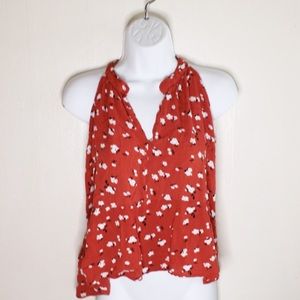 Medium sleeveless v neck blouse
